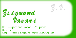 zsigmond vasari business card